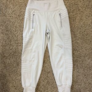 Athleta Cream Joggers